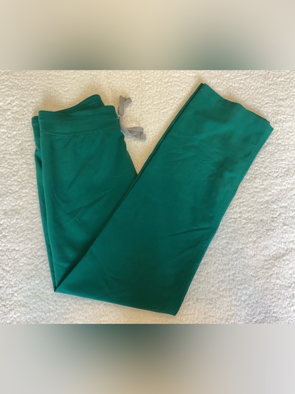 FIGS Technical Scrub Pants XS Emerald Green Slim Leg Medical Athleisure